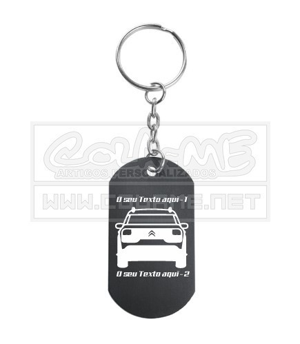 Porta Chaves em alumínio - Citroen Cactus