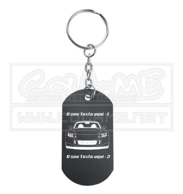 Porta Chaves em alumínio - Honda S2000 Cabrio