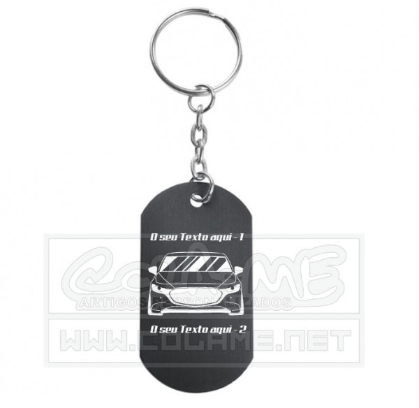 Porta Chaves em alumínio - Mazda 3 2019