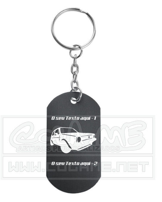 Porta Chaves em alumínio - VW Golf Mk1 GTI