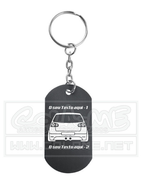 Porta Chaves em alumínio - VW Golf Mk5 R32