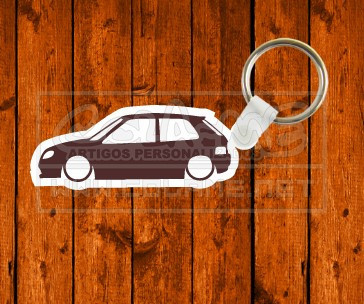 Porta chaves em MDF - Citroen Saxo - 3 Portas - Lateral