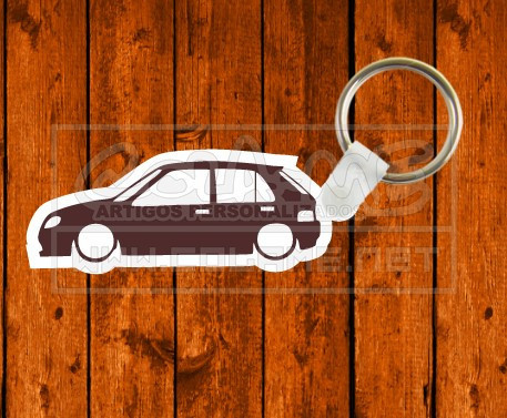 Porta chaves em MDF - Citroen Saxo - 5 Portas - Lateral