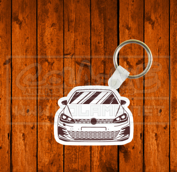 Porta chaves em MDF - VW Golf MK7