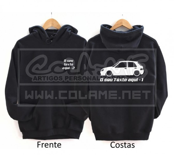 Sweatshirt com Capuz - Citroen Saxo - 5 Portas - Lateral