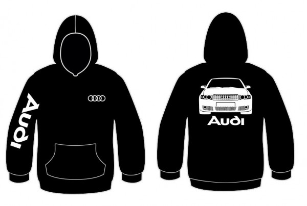 Sweatshirt com capuz para Audi A4 B6