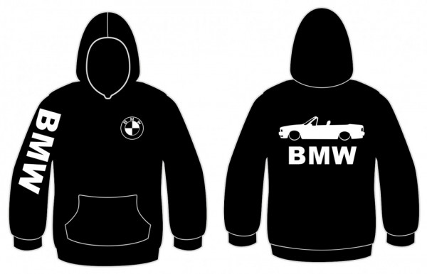 Sweatshirt com capuz para Bmw E30 Cabrio