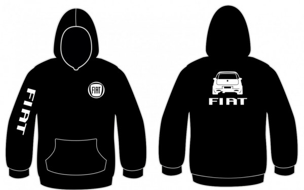 Sweatshirt com capuz para Fiat Punto