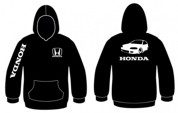 Sweatshirt com capuz para Honda Civic
