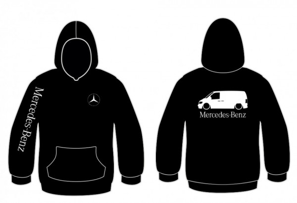Sweatshirt com capuz para Mercedes-Benz Vito