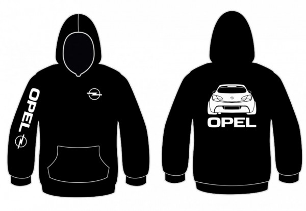 Sweatshirt com capuz para Opel Astra J