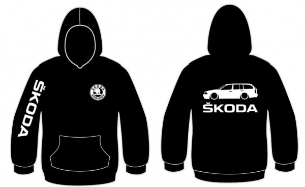 Sweatshirt com capuz para Skoda Octavia Combi