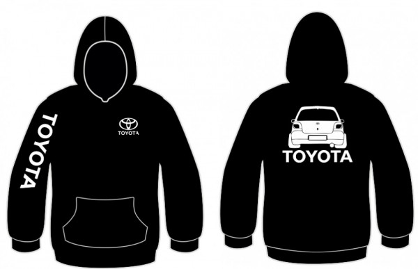 Sweatshirt com capuz para Toyota Yaris