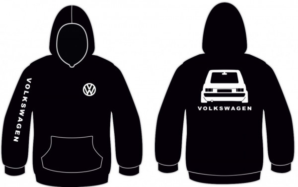 Sweatshirt com capuz para Volkswagen Golf MK1