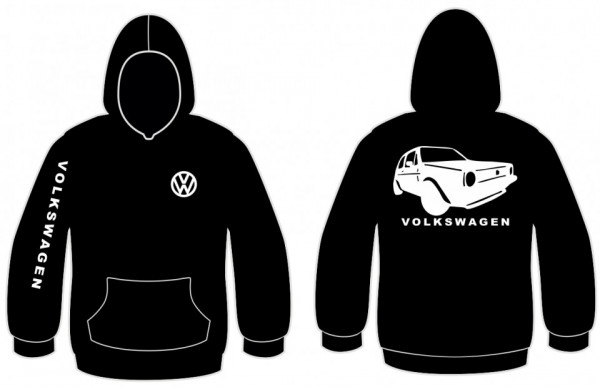 Sweatshirt com capuz para Volkswagen Golf MK1
