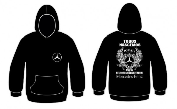 Sweatshirt com capuz Todos Nascemos (Mercedes)