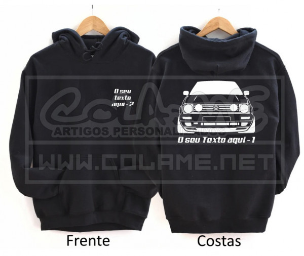 Sweatshirt com Capuz - VW Golf MK2