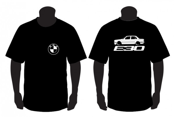 T-shirt para BMW E30 sedan