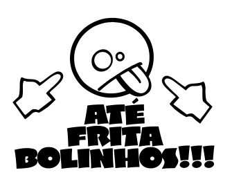 Autocolante - Até frita bolinhos!!!