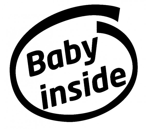 Autocolante - Baby Inside