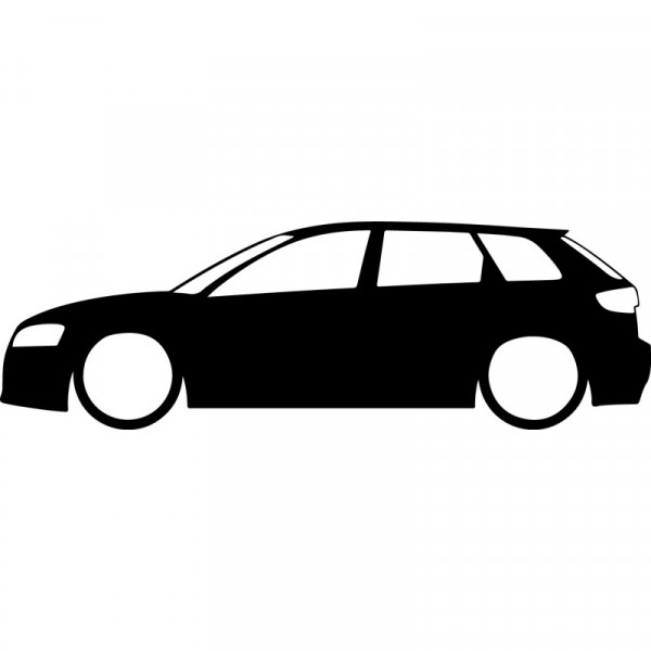 Autocolante  com Audi A3 8pa