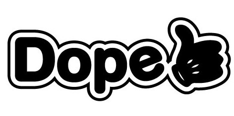 Autocolante - Dope