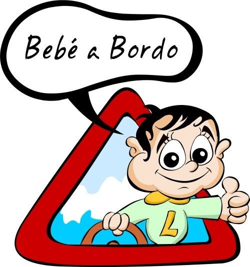 Autocolante Impresso - Bebé a bordo