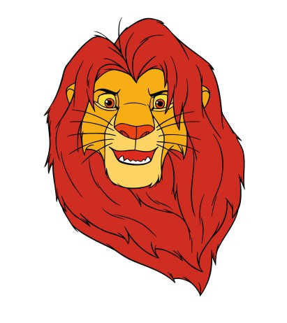 Autocolante Impresso - Lion King