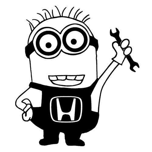 Autocolante - Minion para Honda