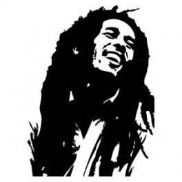 Autocolante Música - Bob Marley