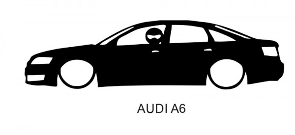 Autocolante para Audi A6 Com Stig