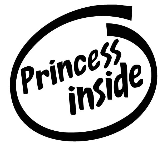 Autocolante - Princess inside