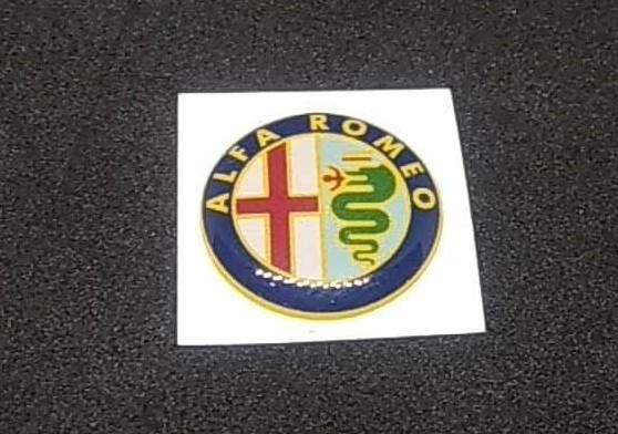 Autocolante Resinado 3D para Alfa Romeo (1 unidades)