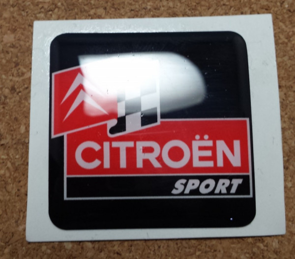 Autocolante Resinado 3D para Citroen- 35 x 35mm