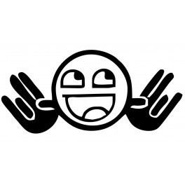 Autocolante - Smile Mãos