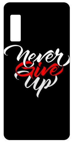 Capa de telemóvel com Never give up