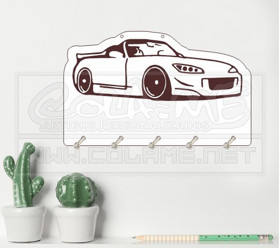 Chaveiro em MDF - Honda S2000 Cabrio