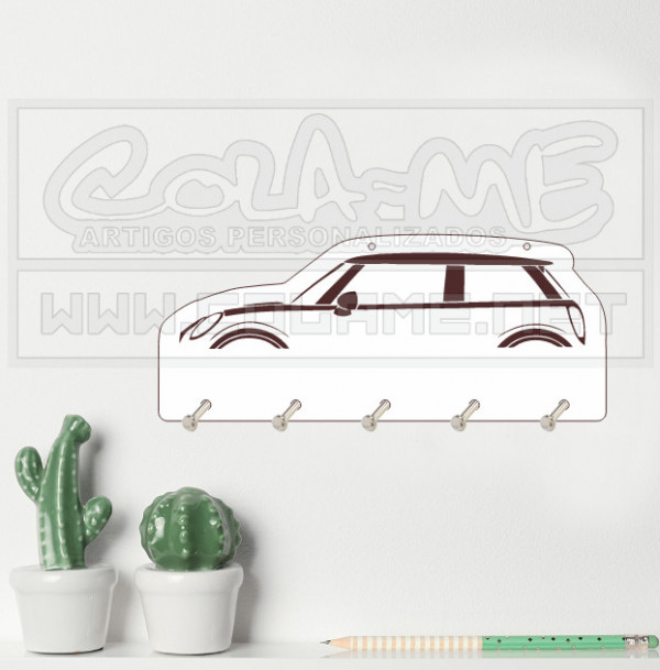 Chaveiro em MDF - Mini Cooper S F56