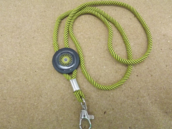 Fita Porta Chaves (lanyard) de Pescoço Ajustável com Jante estilo  BBS