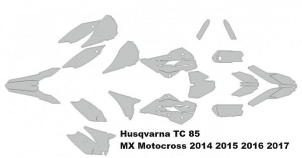 Husqvarna TC 85 MX Motocross 2014 2015 2016 2017