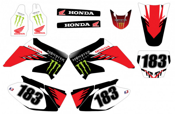 Kit Autocolantes Para Honda CR 125 / 250 02-07