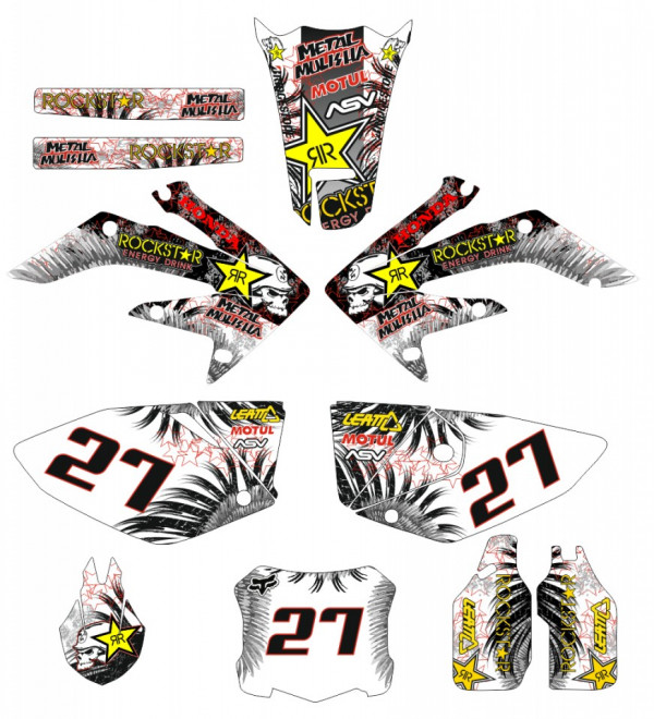 Kit Autocolantes Para Honda CRF 250x 04-12
