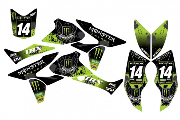 Kit Autocolantes Para HONDA TRX 450R 05-08