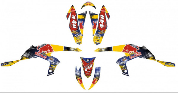 Kit Autocolantes Para Kawasaki KFX 450