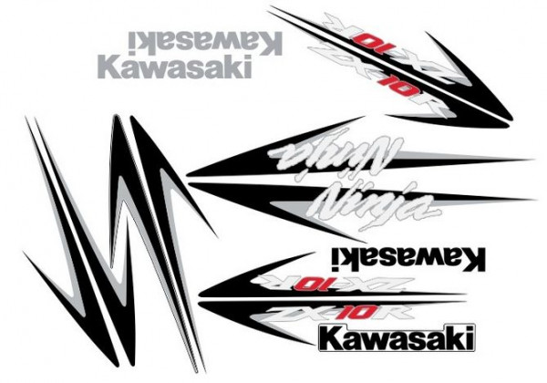 Kit Autocolantes Para Kawasaki Ninja ZX 10R