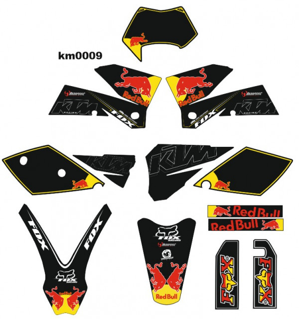 Kit Autocolantes Para KTM EXC XC XFC 04-07