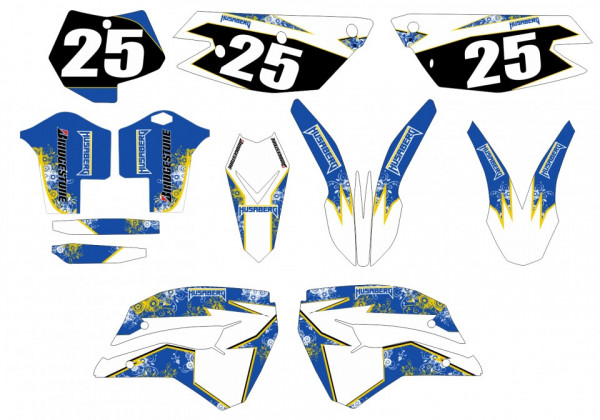 Kit Autocolantes Para Moto - Husaberg FE 390 450 509