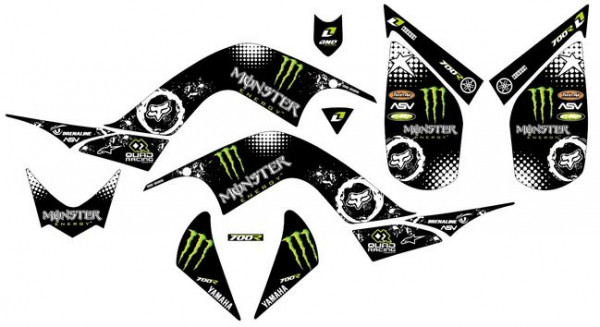 Kit Autocolantes Para Yamaha Raptor 700R