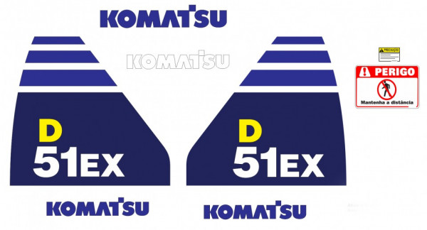 Kit de Autocolantes para KOMATSU D30E