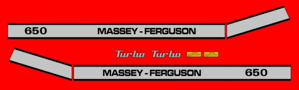 Kit de Autocolantes para Massey Ferguson 650